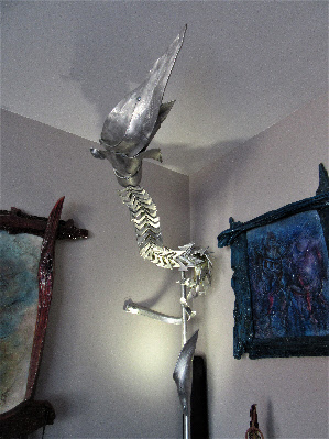 artistic lamp and metal
